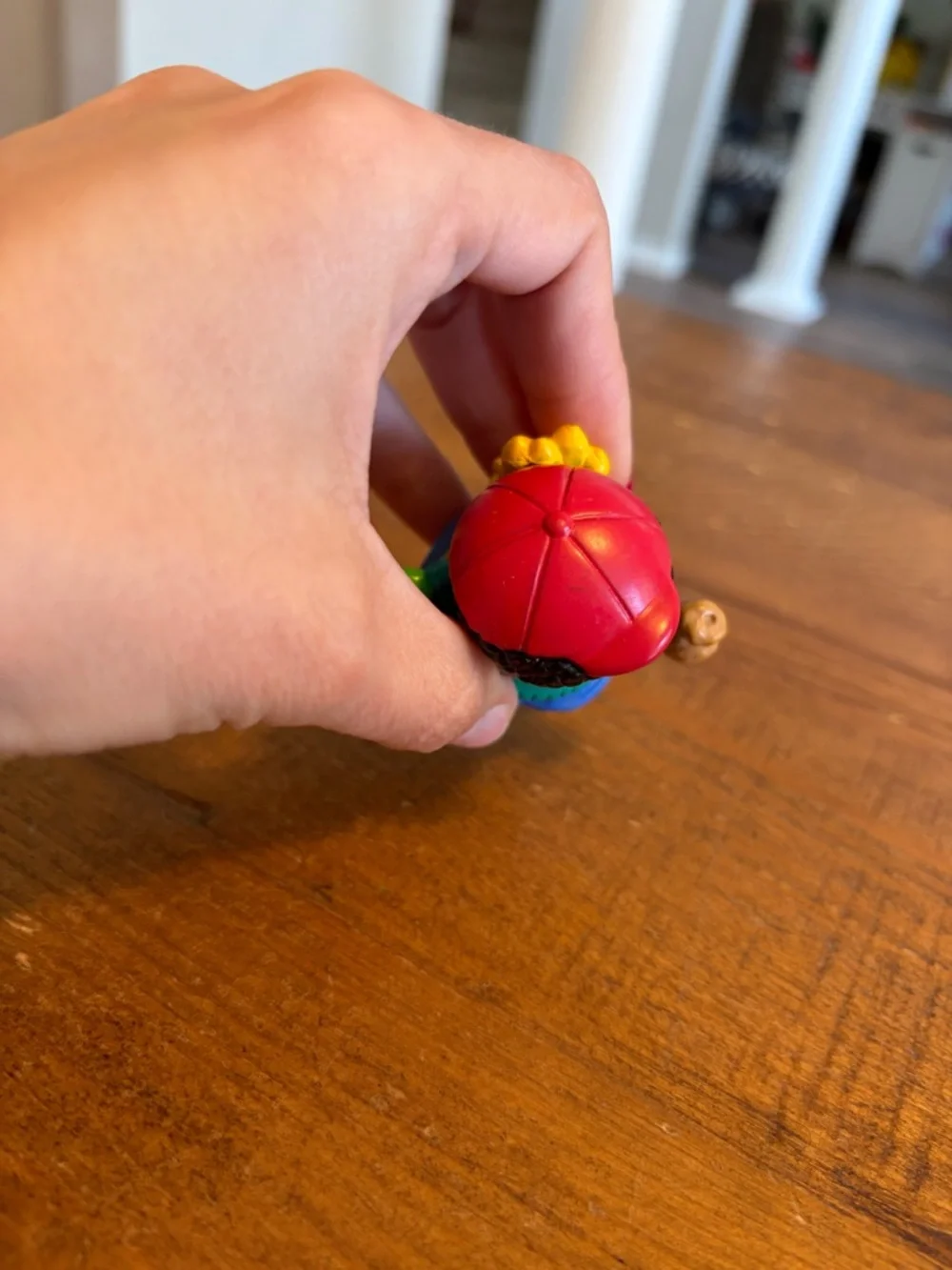 Fisher Price Little People schoolboy Michael with lunch as is